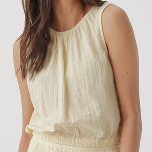 Like New Pact Double Gauze Bubble hem top
